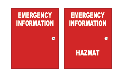 Emergency Information Cabinet