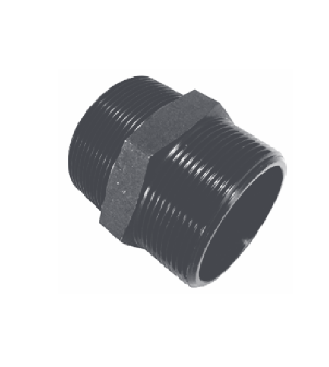 Nipples Hexagon – Black Wrought Steel